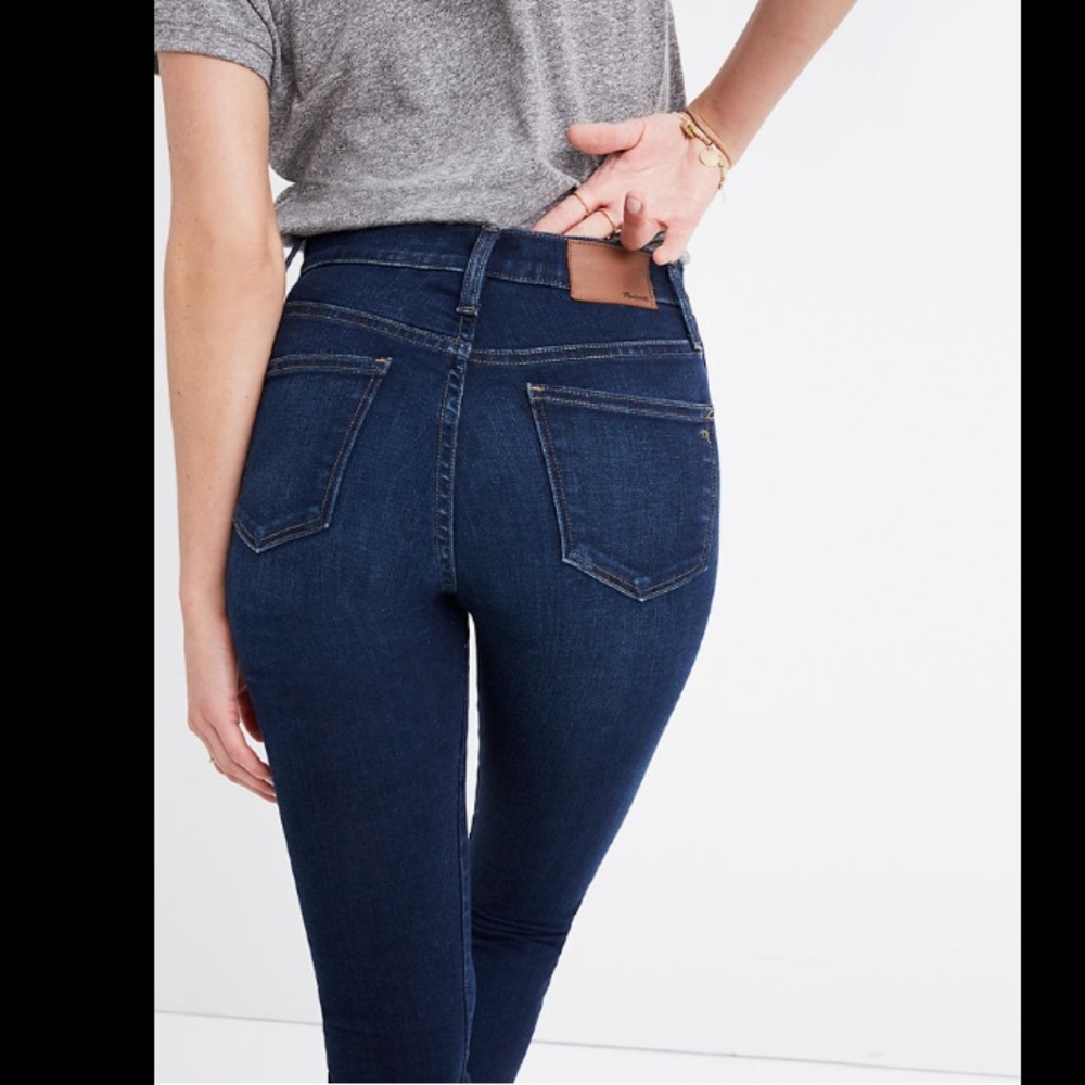 NEW Madewell High-Rise Skinny Jeans Hayes Wash